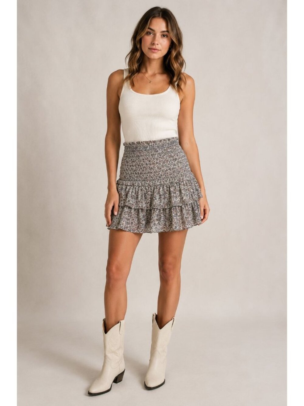 Isabel Marant Etoile Naomi Smocked Mini Skirt Size 36 US 4